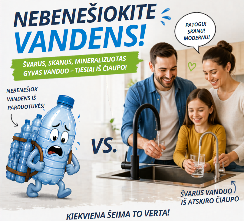 Ar tikrai verta pirkti vandenį buteliuose? Paskaičiuokime.